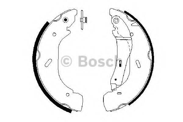 BOSCH 0986487612 Комплект гальмівних колодок