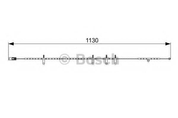 BOSCH 1987473016 Сигналізатор, знос гальмівних колодок