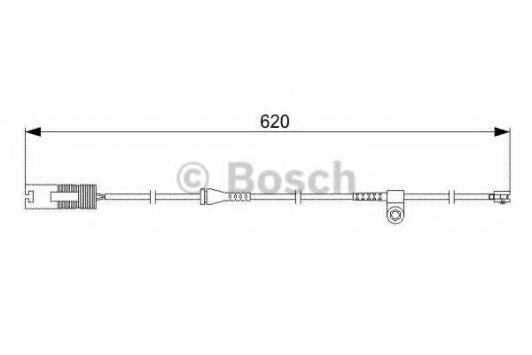 BOSCH 1987474955 Сигналізатор, знос гальмівних колодок