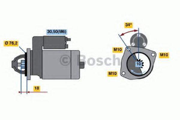 BOSCH 0001107418 Стартер