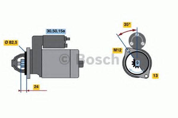 BOSCH 0001108026 Стартер