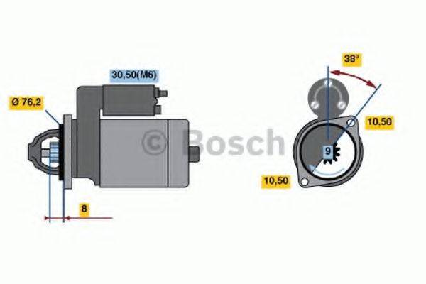 BOSCH 0001108133 Стартер