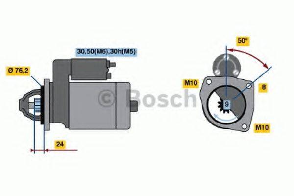 BOSCH 0001108169 Стартер