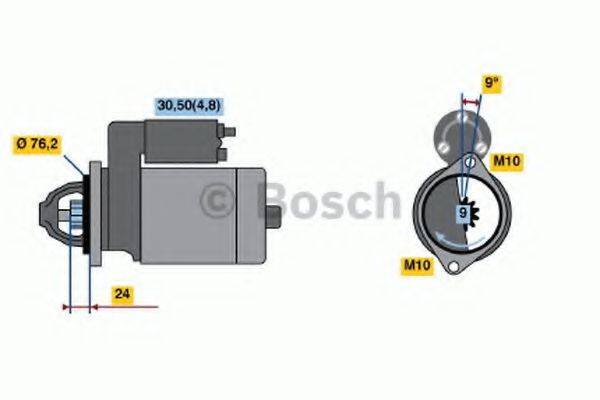 BOSCH 0001108208 Стартер