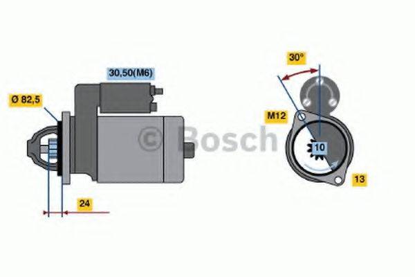 BOSCH 0001110060 Стартер