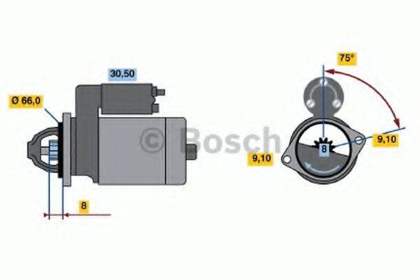 BOSCH 0001112032 Стартер