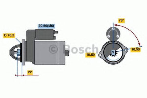 BOSCH 0001115024 Стартер