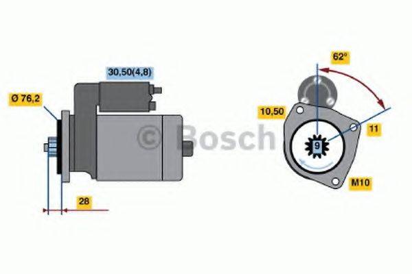 BOSCH 0001125609 Стартер