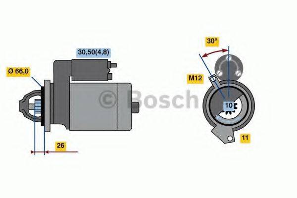 BOSCH 0001138019 Стартер