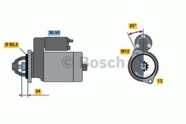 BOSCH 0001208208 Стартер