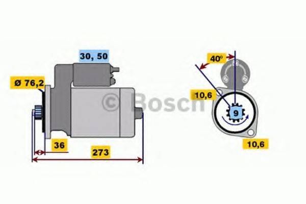 BOSCH 0001218148 Стартер