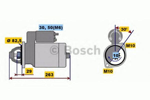 BOSCH 0001218162 Стартер