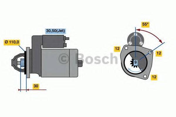 BOSCH 0001218822 Стартер