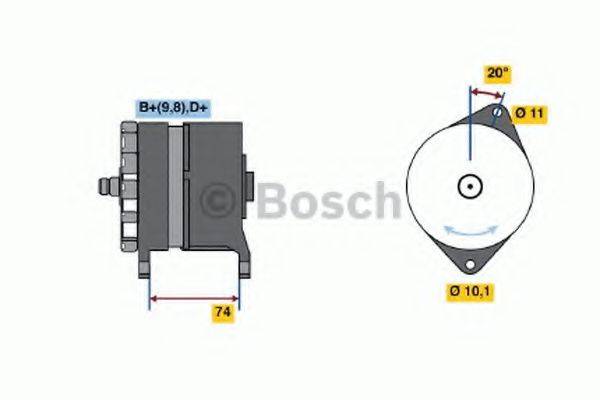 BOSCH 0120339515 Генератор