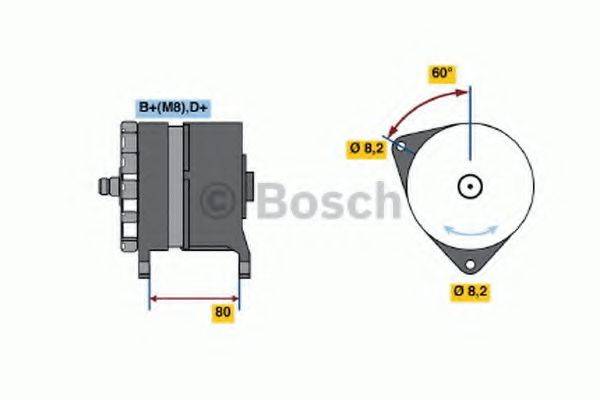 BOSCH 0120468042 Генератор