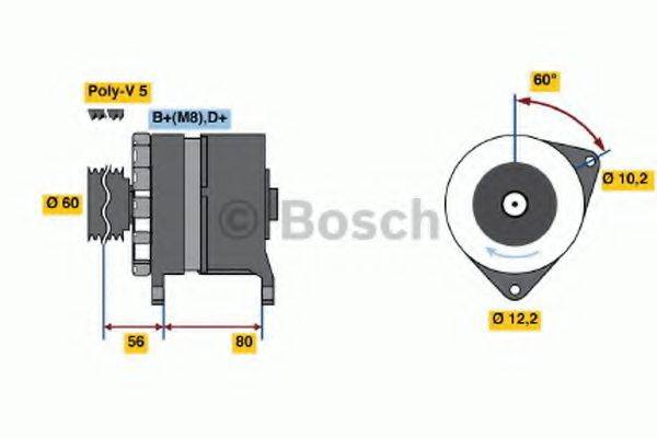 BOSCH 0120469028 Генератор