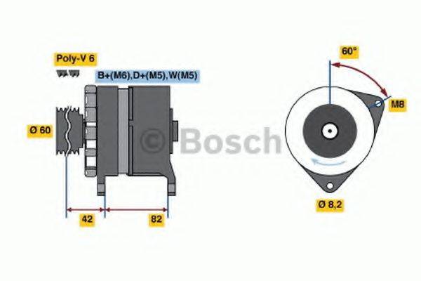 BOSCH 0120469871 Генератор