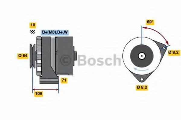 BOSCH 0120469997 Генератор