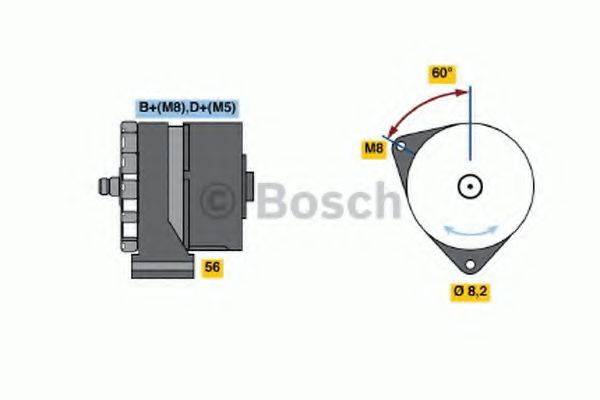 BOSCH 0120488144 Генератор