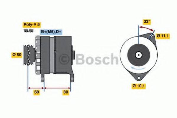 BOSCH 0120488275 Генератор