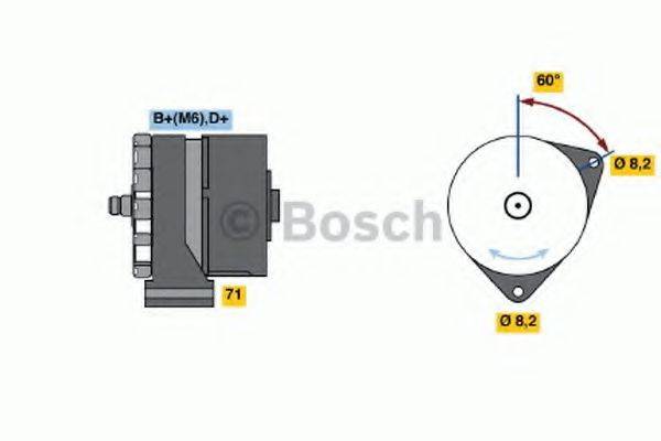 BOSCH 0120489065 Генератор