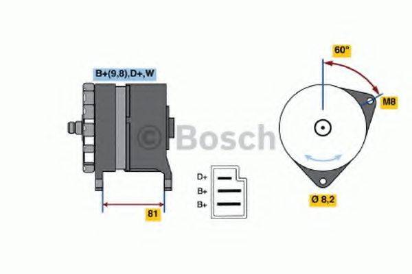 BOSCH 0120489244 Генератор