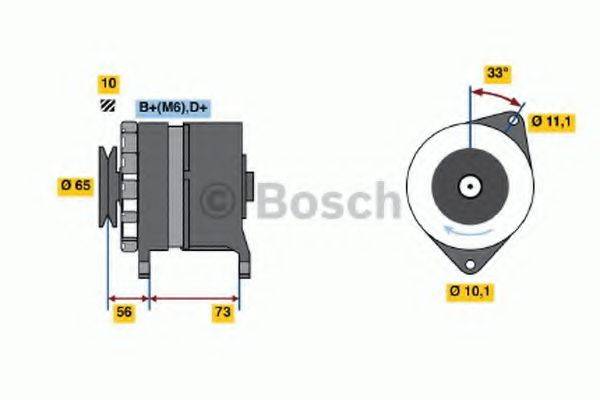 BOSCH 0120489348 Генератор