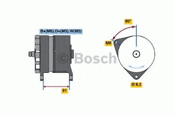 BOSCH 0120489460 Генератор