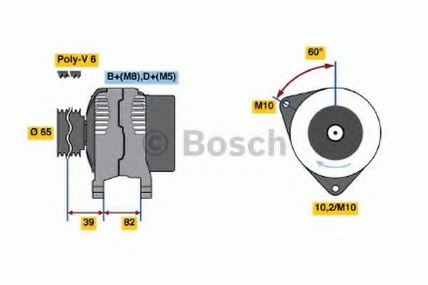 BOSCH 0123510092 Генератор