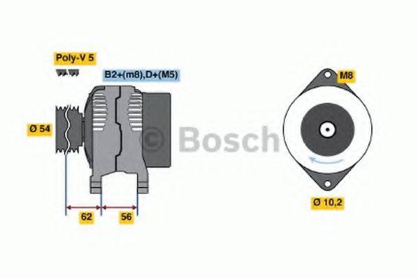 BOSCH 0124225050 Генератор