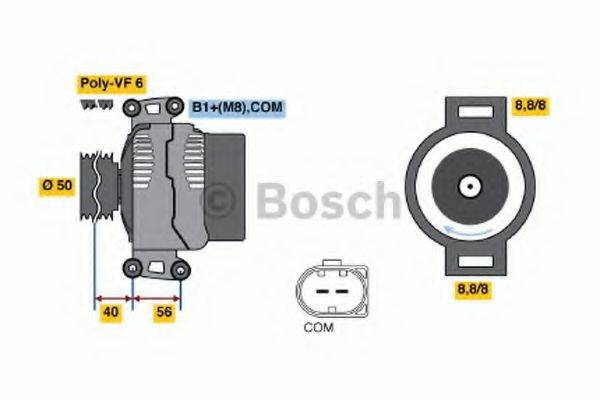 BOSCH 0124615042 Генератор