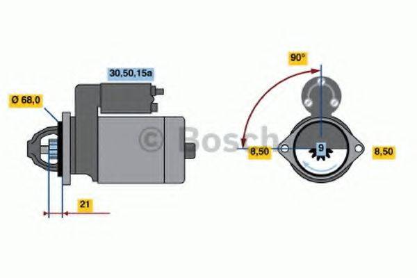 BOSCH 0986010030 Стартер