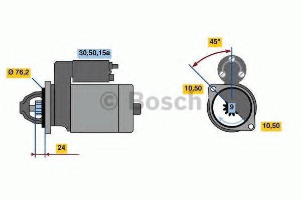 BOSCH 0986010720 Стартер