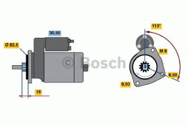 BOSCH 0986010910 Стартер