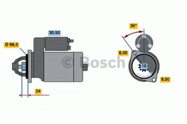 BOSCH 0986011600 Стартер