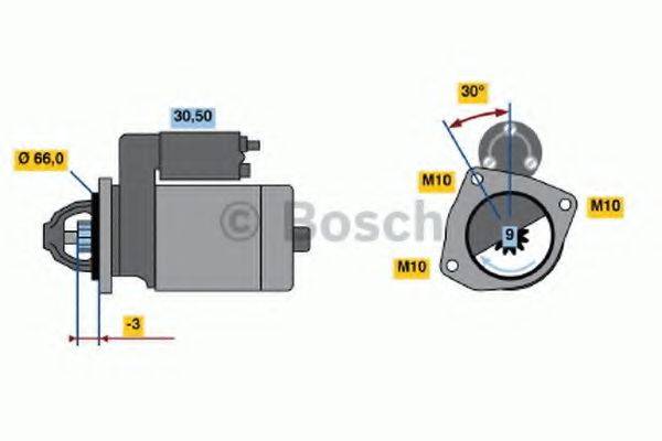 BOSCH 0986013861 Стартер