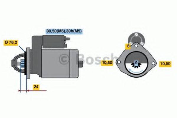 BOSCH 0986012620 Стартер