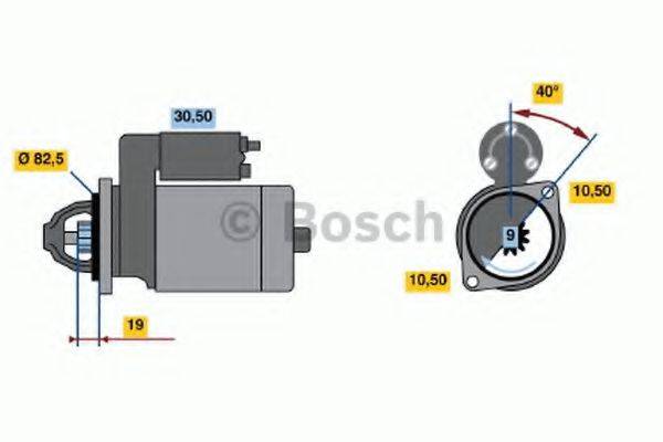 BOSCH 0986013100 Стартер