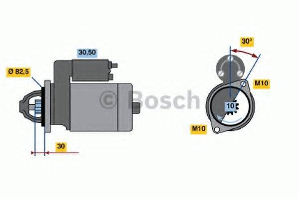 BOSCH 0986014680 Стартер