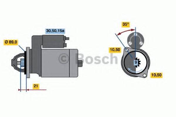 BOSCH 0986013160 Стартер