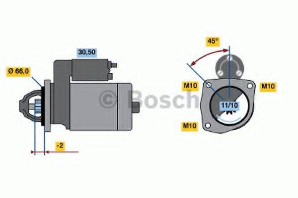 BOSCH 0986013240 Стартер