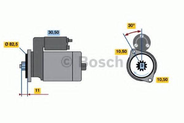 BOSCH 0986013551 Стартер