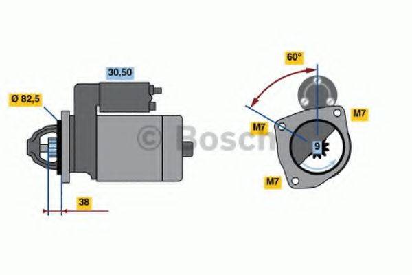 BOSCH 0986013791 Стартер