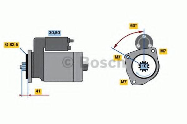 BOSCH 0986013831 Стартер