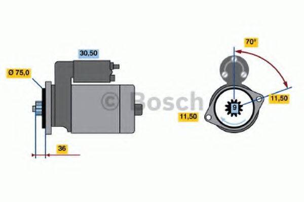 BOSCH 0986014061 Стартер