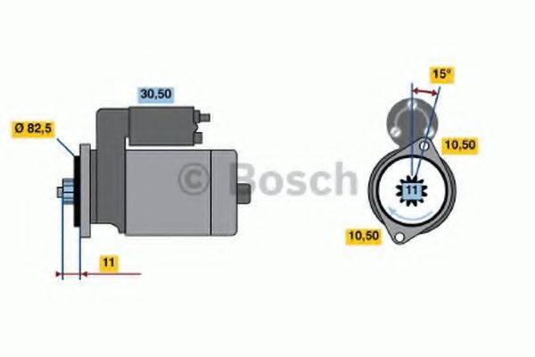 BOSCH 0986014271 Стартер