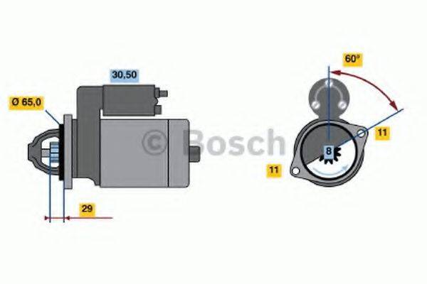 BOSCH 0986014381 Стартер