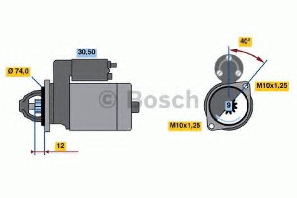 BOSCH 0986014481 Стартер