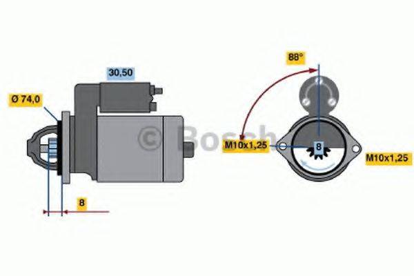 BOSCH 0986014541 Стартер