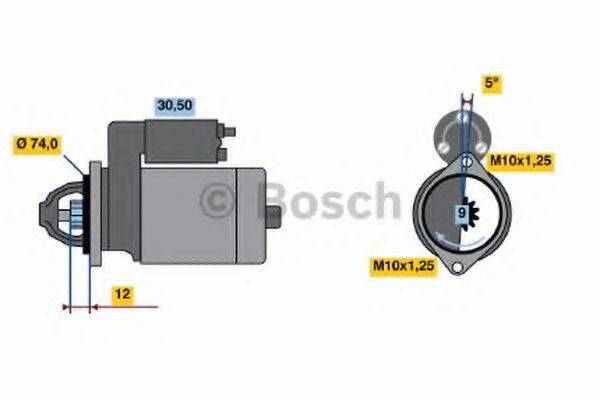 BOSCH 0986015031 Стартер